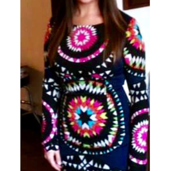 Mara Hoffman Silk Long Sleeve Dress 4 Intermix - Picture 4 of 8